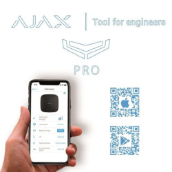 AJAX - Alarme sans fil avec application smartphone 