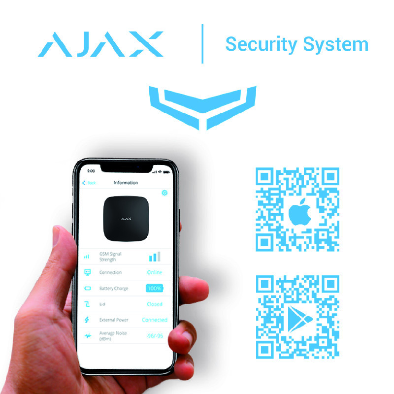 Alarme sans fil Ajax Systems, Kit périmétrique, Protection extérieure