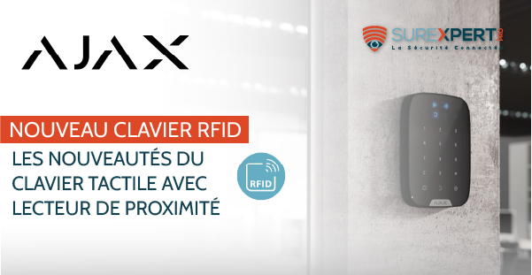 Ajax Clavier tactile sans fil pour alarme